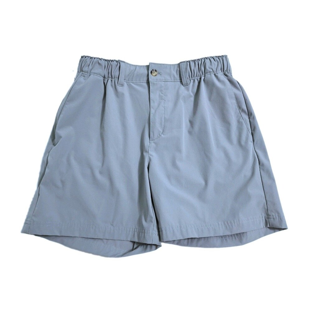 Wowie Shorts Mens Medium Athletic 5'' Inseam Gray Drawstring Nylon Pockets